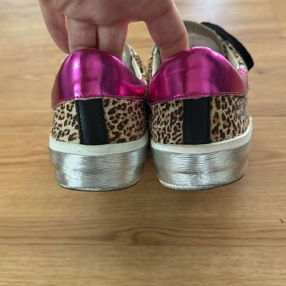 Dolce Vita Womens Zina Calf Hair Leopard Low Top Sneakers Size 8.5 Fashion - Picture 5 of 8